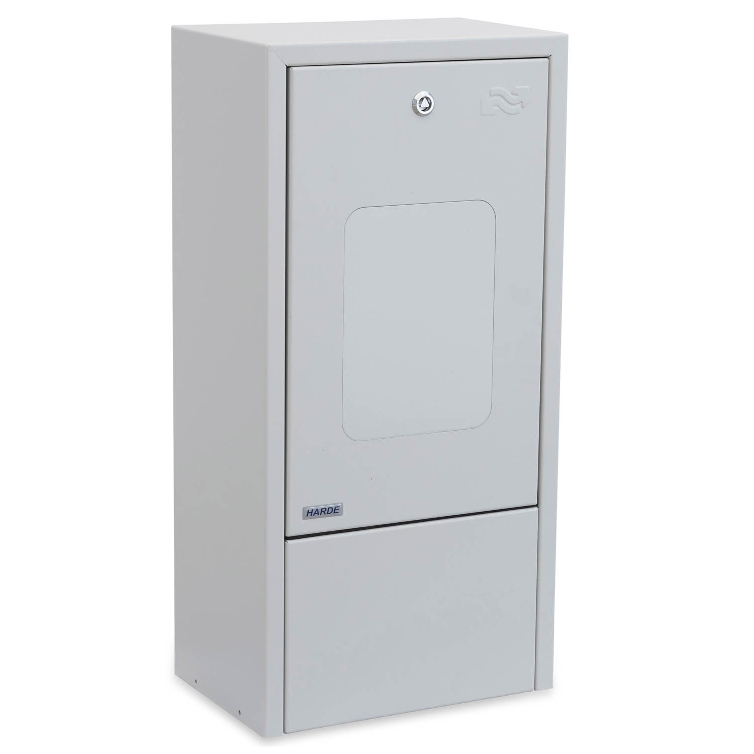 Skab væghængt kabinet 775X380X250mm. m. kompositlåge - RAL7035